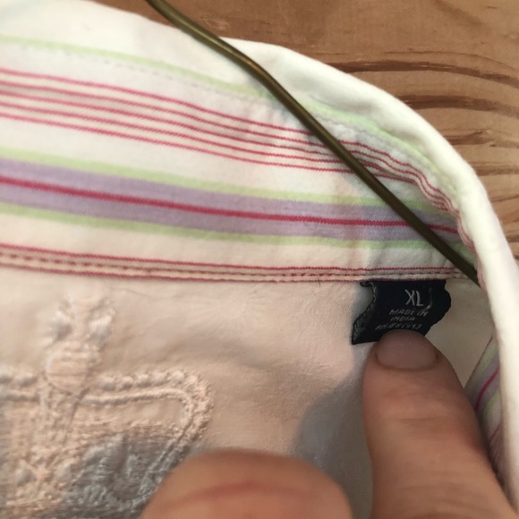 Robert Graham XL rainbow accented cuffs - Picture 4 of 8